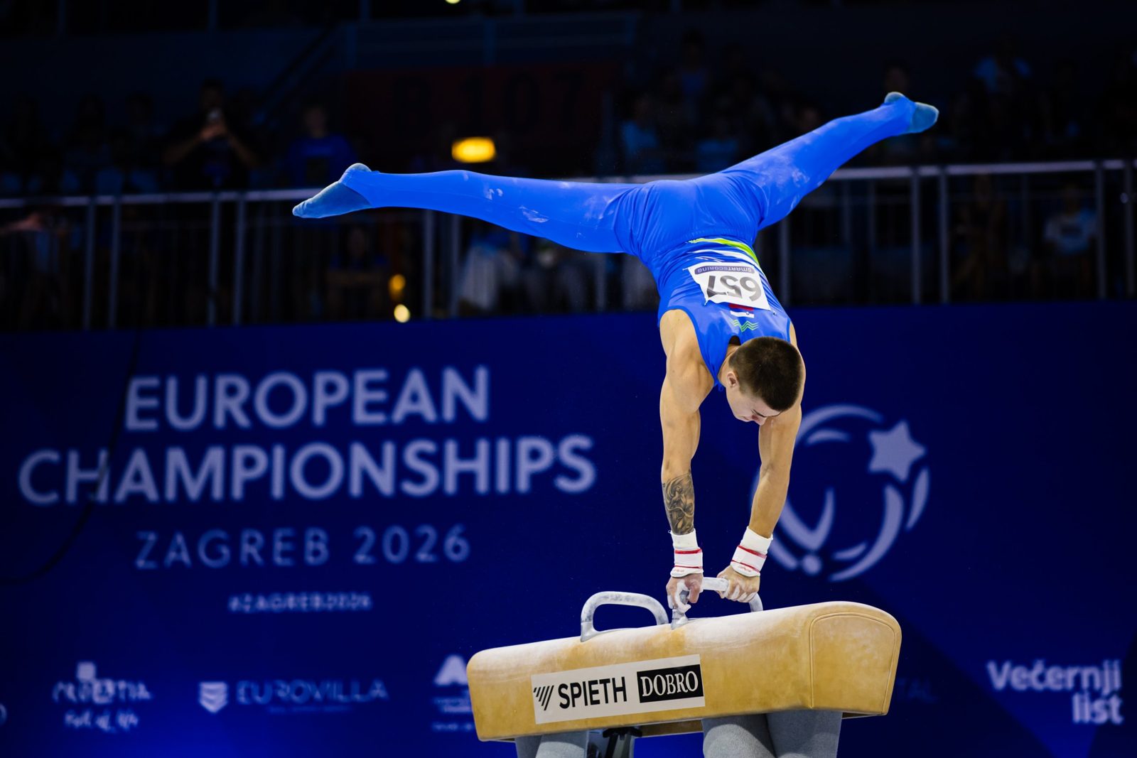 Timon Sternad Hiter na konju z ročaji na evropskem prvenstvu v Zagrebu 2026